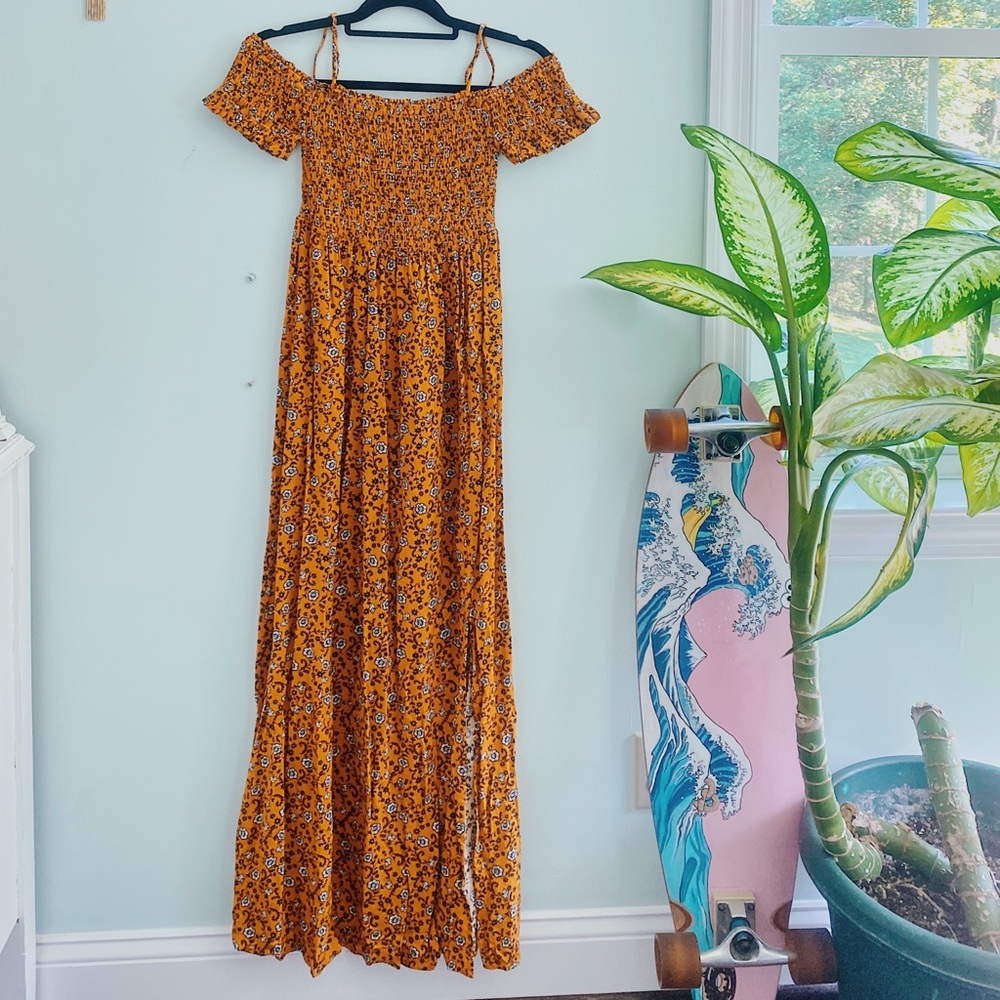 Magnolia Sky floral dress